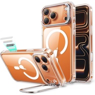 ESR for iPhone 17 Pro Max Case with Stash Stand, Camera Control Cover Compatible with MagSafe, Milit