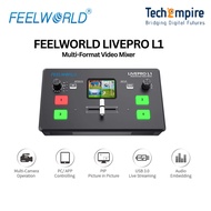 FEELWORLD LIVEPRO L1 V1 Multi Camera Video Mixer Switcher LCD Screen 4 HDMI Input USB3.0 Live Stream