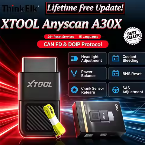 XTOOL A30X XTOOL Anyscan A30X Scan Tool Support CAN FD and DOIP Reading for FCA Vehicle OBD2 Scanner