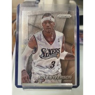 2014-15 NBA PANINI PRIZM BASKETBALL ALLEN IVERSON BASE CARD 184 NM - Preloved / Good Condition