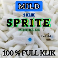 50g Busa filter klik SPRITE menthol ice isi 1 ukuran mild