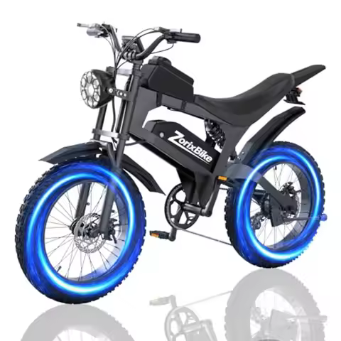 Electric bike for adults: 48V 20Ah battery, brushless motor 1500/3000W peak,3135 mph max speed, 80-m