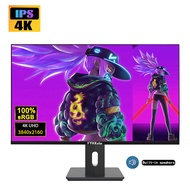 FYHXele 27inch UHD 4K 60Hz computer monitor IPS 3840*2160P LED monitor 100%sRGB HDR support 350cd/㎡ 