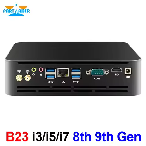 Partaker Intel Core i7 9750 i5 9300 i7 9700 Gaming Mini PC Win10 Desktop Computer game pc linux Nett