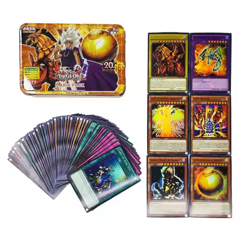 Yu-Gi-Oh Deck 671 MARIK PACK English Holographic Golden White Dragon Duel Game Collection Card with 