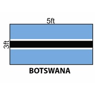 Botswana Flag 3x5ft, Botswana 3x5ft, Polyester