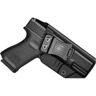 IWB OWB KYDEX Holster Fit: Glock 19 19X 44 45 (Gen 1 2 3 4 5) & Glock 23 32 (Gen 3 4) Pistol, Inside