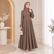 Aurelia Embossed Dress, Nursing Friendly, Luxurious Wedding Dress ELEGAN