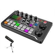 F998 Sound  Microone Mixer Kit 16 Sound Effects Audio Recording Sound Mixer Audio Mixing Console Amplifier for one PC