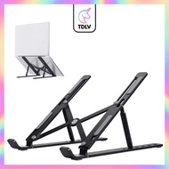 TDLV PVC Laptop Stand, Adjustable Portable Laptop Holder, Laptop Mount Compatible with 10-15.6 Inch