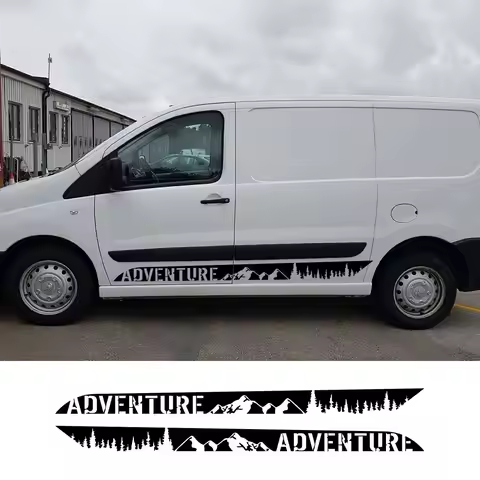 Car Stickers For Peugeot Expert Traveller Citroen Jumpy Dispatch Fiat Scudo Camper Van Adventure Dec