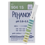 กระดาษวัดค่าพีเอช  PEHANON pH 3.8-5.5 MN 904 15 / 200 strips    สินค้าคุณภาพสูงนำเข้าจากประเทศเยอรมั