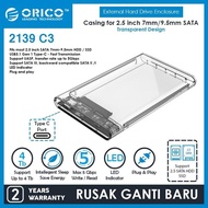 Enclosure ORICO 2139C3 2.5 inch Type-C Transparent Hard Drive