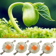 10pcs /lot High Power 1W 3W Full Spectrum Led Bead Grow Chip 400nm-840nm Plant Grow Light Lamp Bulb 