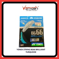 Yonex String BG66 Brilliant Turquoise (SP String)