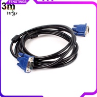 [Ft] 15/3/5/10M VGA Male to Male Extension Cable Cord Converter for PC TV Monitor