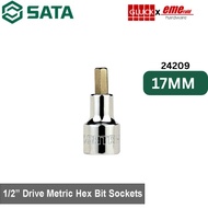 SATA 55MM Hexagon Series 1/2 Drive Metric Hex Bit Sockets (55mm) allen key box socket
