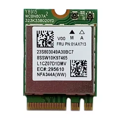 NFA344A QCNFA344A FRU 01AX713 M.2 AC WiFi Card Bluetooth 4.0 for 710S E470 E475 E570 E575 V310 YOGA-