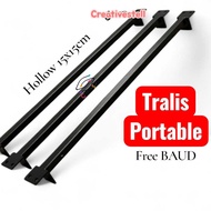 COD Portable Hollow Window Trellis 1.5 x 1 5cm Length 20 to 100