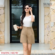 Quần short nữ lưng chéo gân Younger by Cardina 5YQLT01