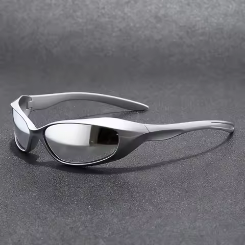 1PC Y2K Future Technology Style Punk Eyewear Women Shades Sunglasses