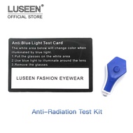 LUSEEN Anti Radiation Eyeglass Test Kit Anti Blue Test Card And Blue Light Transmitter AT1001