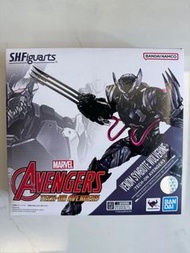 SHF Venom Symbiote Wolverine 狼人毒液裝甲( TECH-ON AVENGERS ) bandai marvel xmen x-men