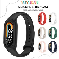 Silicone Sport Case Strap Band for Xiaomi Mi Band 10 9 Rubber Band Screen Protector Cover for Mi Ban