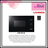 Livinox 25L Built In Microwave LMW-925-BL
