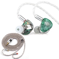 Kiwi Ears Orchestra Lite in Ear Monitors(Green) + Tripowin Jelly Upgraded 16 Core Cable(2pin 0.78, 3