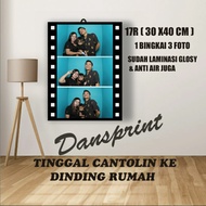 PRINT 3 PHOTOS PLUS FRAME 30x40 CM