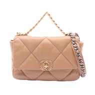 【二手】香奈兒 CHANEL 單肩包 19 Dixneuf Matelassé 組合五金 2WAY AS1160 駝色 小羊皮（綿羊皮） CHANEL19 Matelassé 鏈條單肩