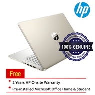 HP 14s-fq0075AU (Pale Gold) Laptop - (14IN HD/ AMD Ryzen 3-4300U/4GB DDR4/ 512GB/H&)
