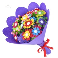 DIY Bouquet for Children Crafts Flower for Mother's Day Gift Gift(A)