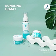 Skinnaza Bundling Hemat Semua Jenis Kulit (Facial wash Day cream Night cream extra)