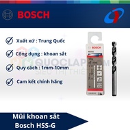 Genuine Bosch Iron Drill Bit HSS-G From 1mm - 10mm