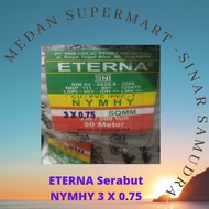 NEWEST - eterna cable 3x0.75 50m NYMHY original stranded NYYHY copper 3 x 0.75