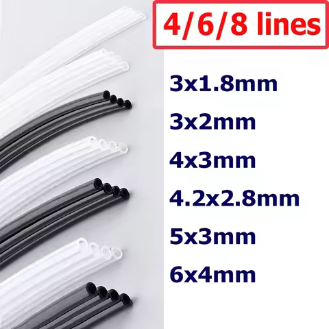 4/6/8 Lines UV Ink Tube For Epson DX4 DX5 DX7 Printhead Ink Pipe for Human Mimaki jv33 Flora Plotter
