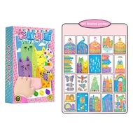 cod Squeegee Art Kids Paint Kit Color Scratch Painting Set DIY Rainbow Scratch Art for Kids Boys Gir