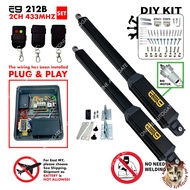 DIY KIT - E9 212B  ( FULL SET )  SWING ARM AUTOGATE  HEAVY DUTY SWING AND FOLDING AUTO GATE SYSTEM