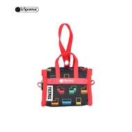 Lesportsac Micro Weekender Charm ชามที่ห้อยกระเป๋า พวงกุญแจ Style 1611 LeSportsac x Tetris™