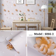 Asemka Wholesale - 3D Flower Wall Paper 8m to/d 9m x 45cm