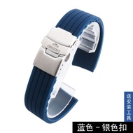 Orient Double Lion Sports Rubber Silicone Strap Men Women Waterproof Silicone Watch Strap 18 20 22mm