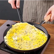 🇲🇾 Cast iron flat bottomed pan uncoated thickened circular flat bottomed pan  pancake steak frying p