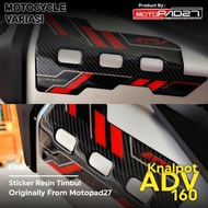 ADV 160 Motorcycle Exhaust Sticker ADV 160 Exhaust Sticker ADV 160 Resin Sticker ADV 160 Exhaust Cov