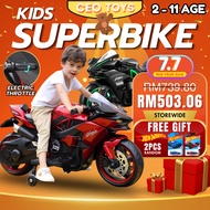 [CEOTOYS] 12V Motor Elektrik Budak Children Ride On Electric Superbike Kids Tricycle Motorcycle Elec