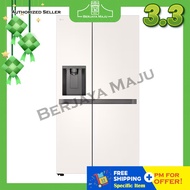 LG Nett 635L Side By Side Inverter Refrigerator GC-L257KQKW (Beige)