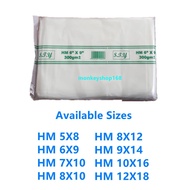 HM transparent plastic bag / plastik beg / plastik bungkus 5x8 6x9 7x10 8x10 8x12 9x14 10x16 12x18