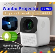 Wanbo Proyektor Mini Portable T2 Max Projector Android 1080P WIFI