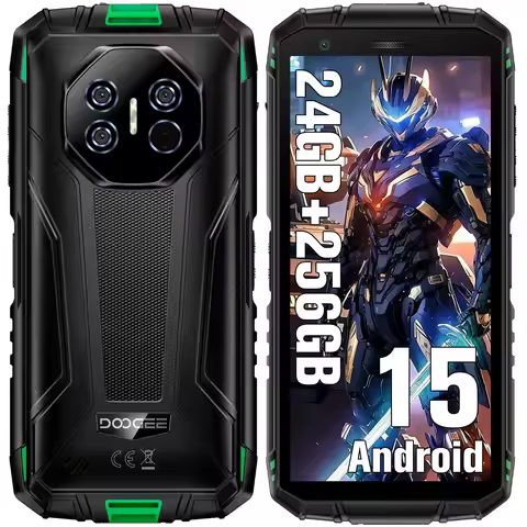 DOOGEE Fire 3 Ultra 24GB(6+18)+256 GB Android 15 Rugged Smartphone,16MP+20MP,8350mAh,IP68 IP69K